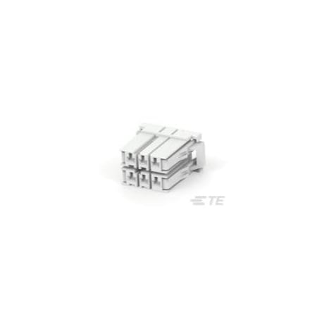 Te Connectivity DYNAMIC 3200 REC HSG 6P (DBL) CTI=II 1-2069882-6